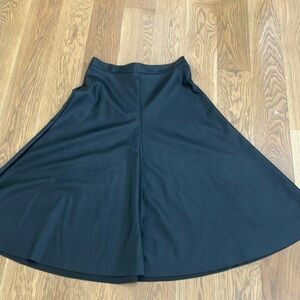 Banana Republic Black Faux Leather Skirt